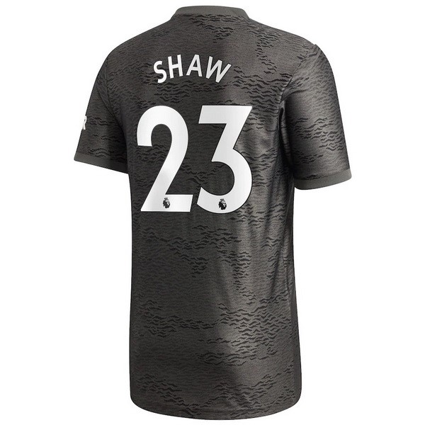 Maillot Football Manchester United NO.23 Shaw Exterieur 2020-21 Noir